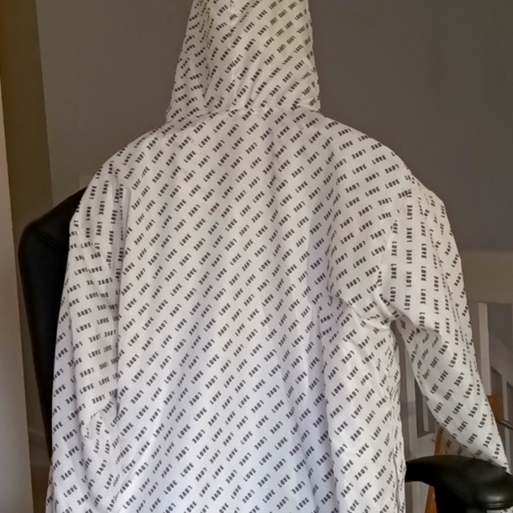 Love Hooded+( Lightweight lined ) jacket  sz 1X $4 - Picture 5 of 11